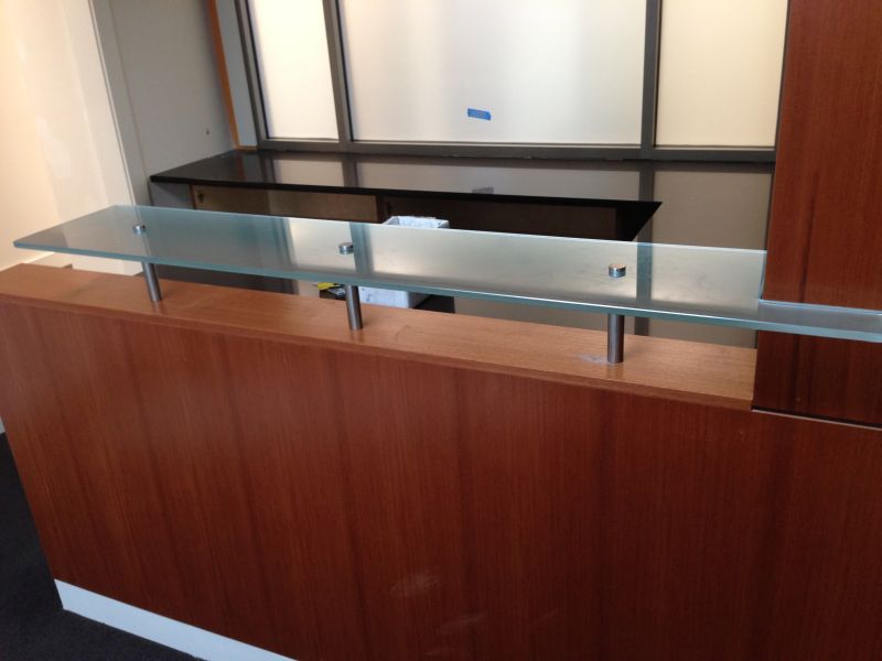 Office Desk Glass