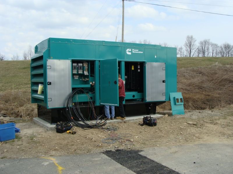 generator install at clearview nursing home in Sligo, Pa.