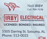 Logo of Irby Electric