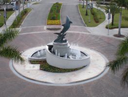 Nova Southeastern University Shark Fountain