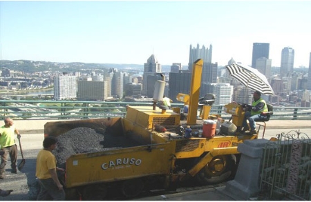 Peter J. Caruso Sons Inc. Paving on PJ McArdle Roadway in