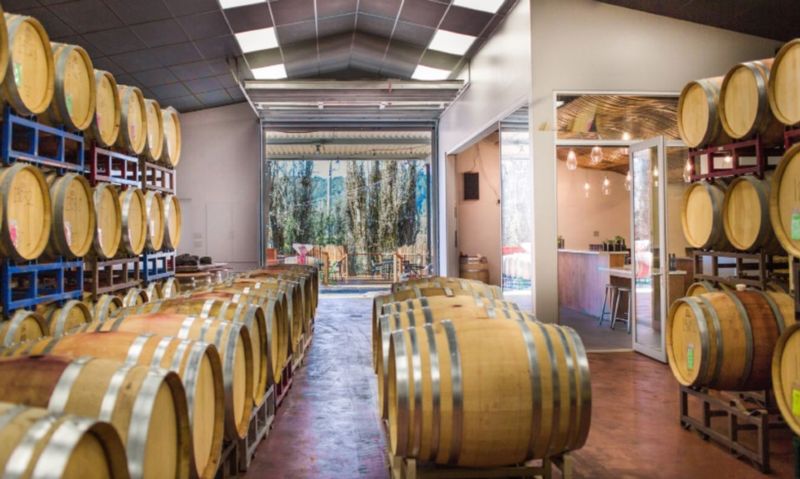 Dry Creek Winery Tasting & Barrel Room