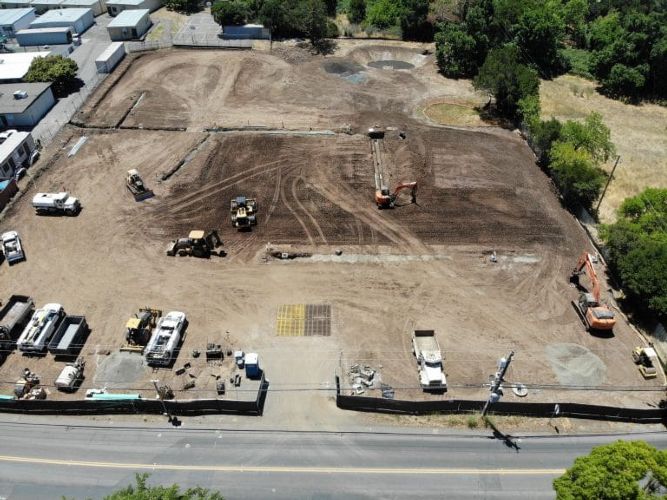 Napa School Sitework & Modular Buildings