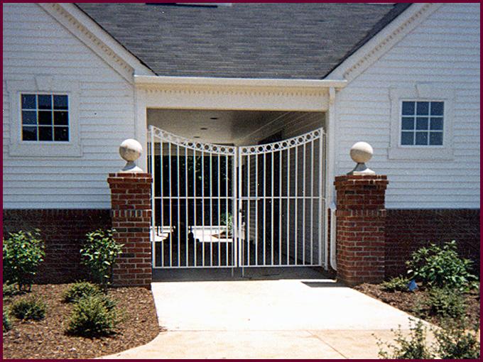 Decorative Iron Estate Gates 