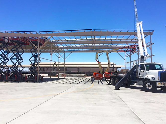 F-15, F-22, & F-35 SSMR Sunshade Structures