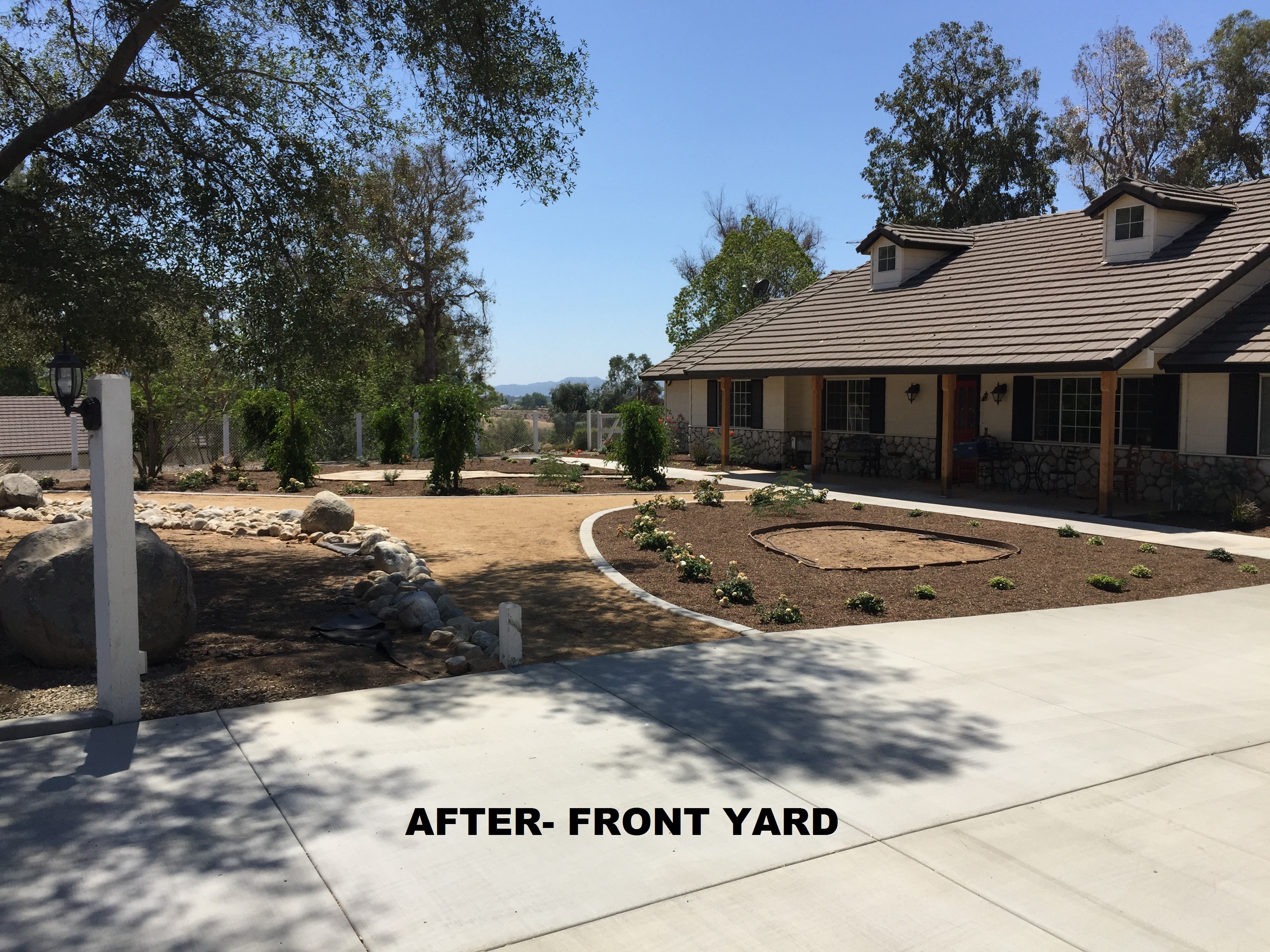 Yard Improvements & Deck in Temecula, CA.