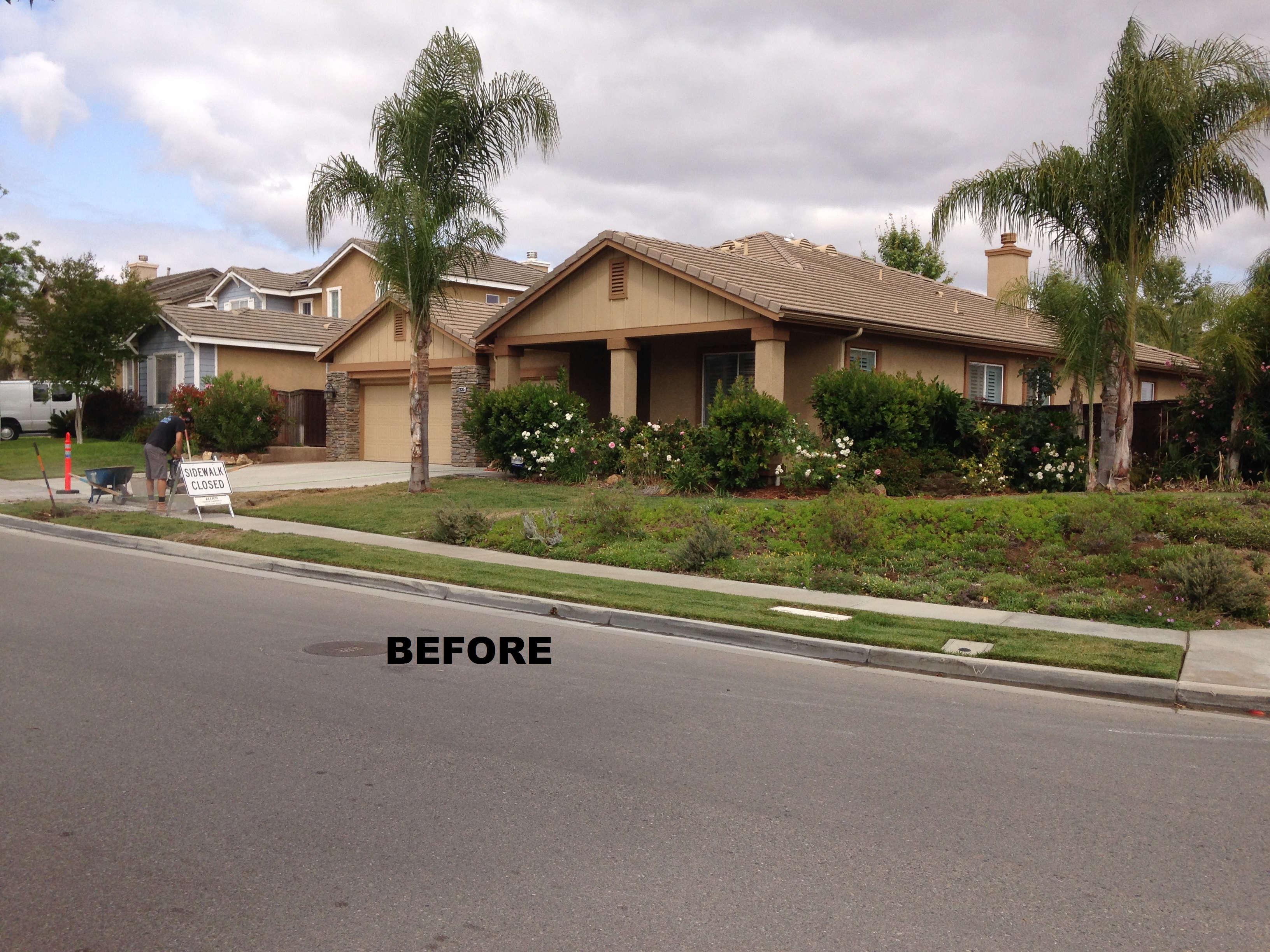 Yard Remodel in Menifee, Ca.