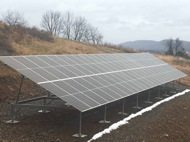 18 Kw Residential Solar Ground Mounted Array