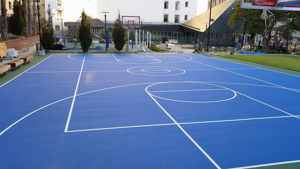 Boeddeker Park in San Francisco, Basketball Court