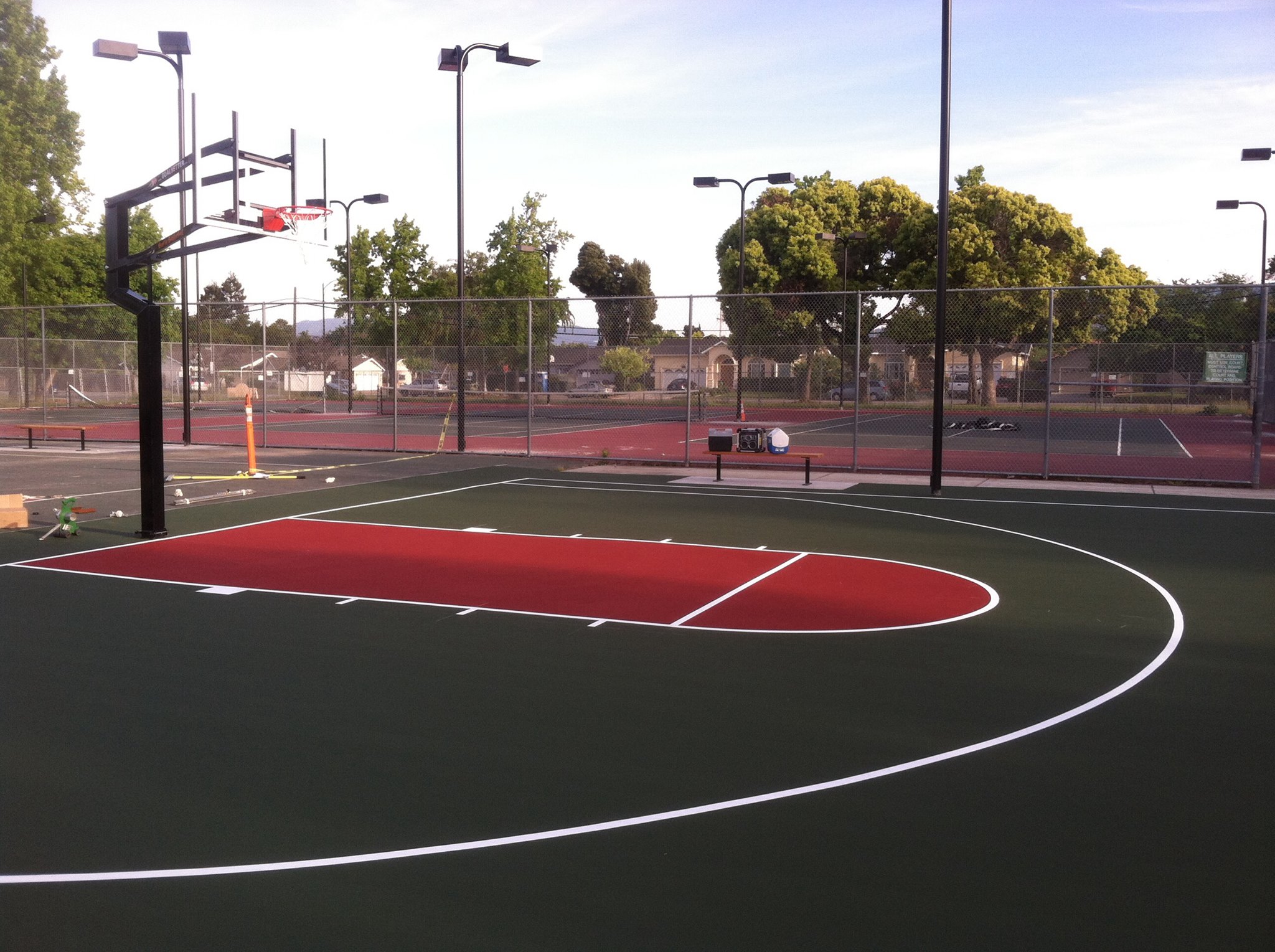 Calabazas Park in San Jose Basketball Court