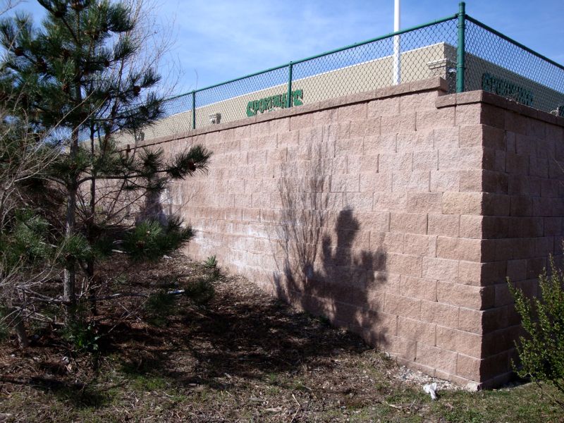 Graffiti Removal from Sportsman&rsquo;s Warehouse Wall