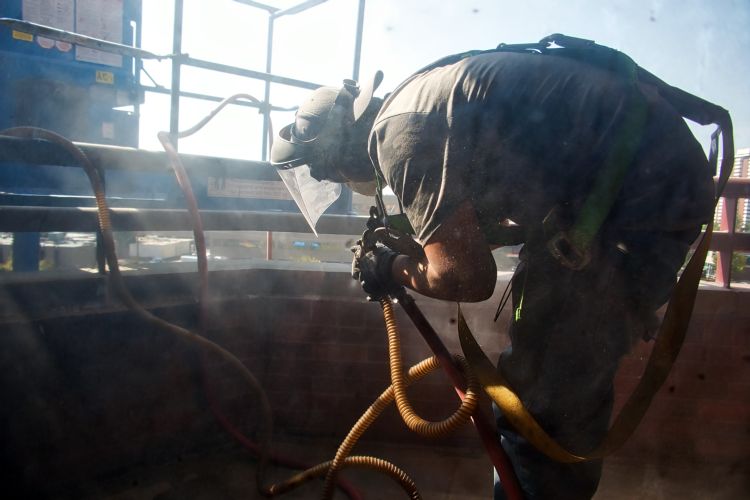 Soda Blasting Remediation of Smoke Damage