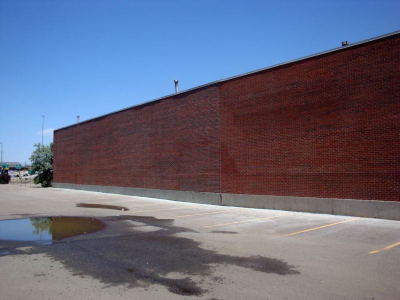 Pressure Washing to Remove Graffiti