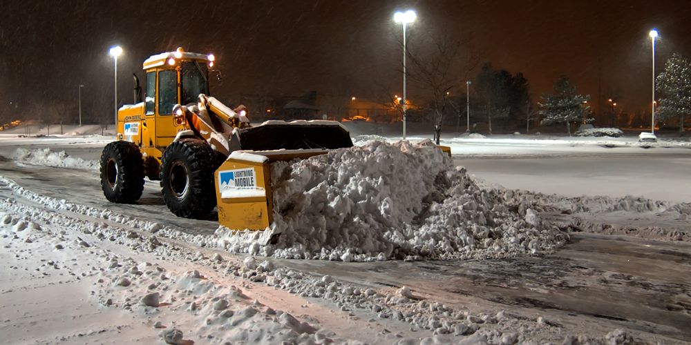 Commercial Large-Scale Snow Plowing & Removal