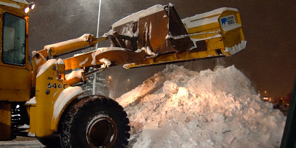 Commercial Large-Scale Snow Plowing & Removal