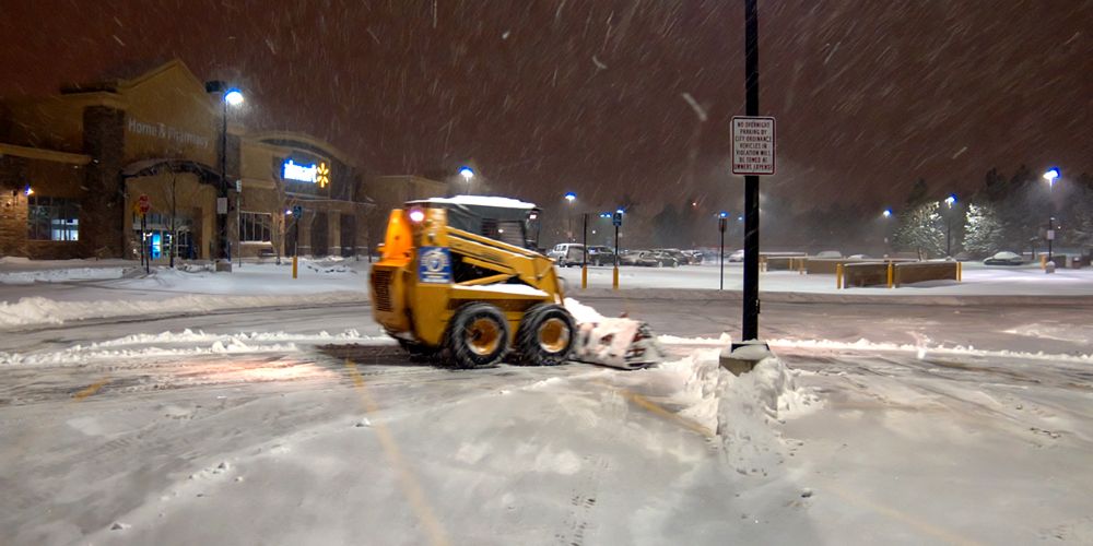Commercial Large-Scale Snow Plowing & Removal