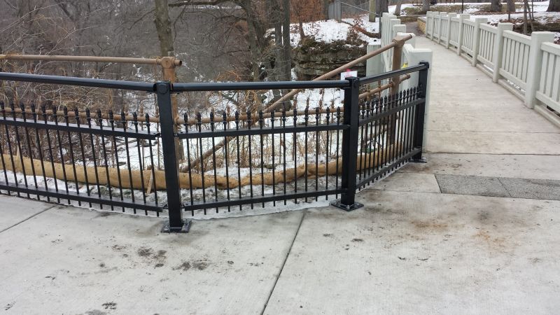 Minneopa State Park Sidewalk Handrail