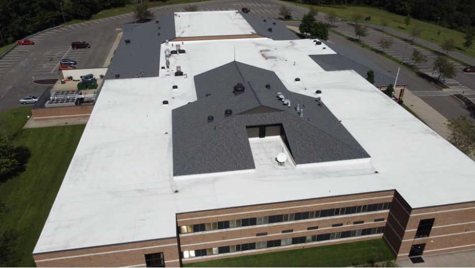 New Lexington High School Shingle Replacement