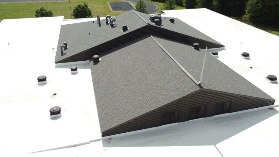 New Lexington High School Shingle Replacement