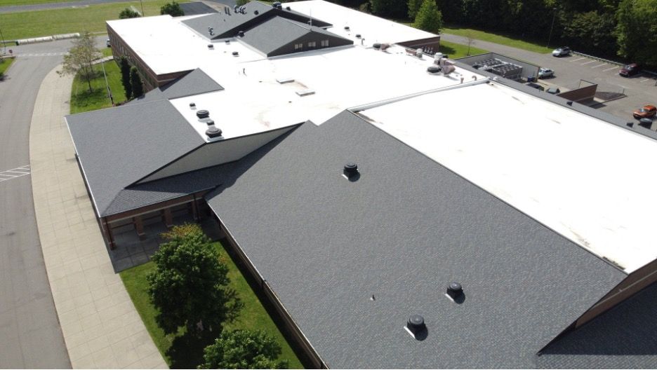 New Lexington High School Shingle Replacement