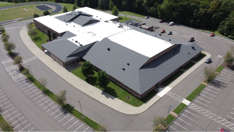 New Lexington High School Shingle Replacement