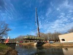 Setting Access bridge at the C&O Canal