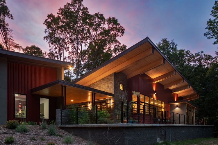 Contemporary Ranch by Zar Custom Homes in Charlotte, NC | ProView