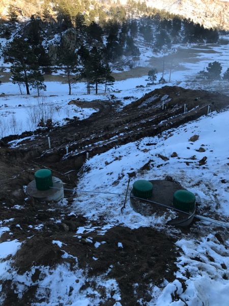 Septic Siphon dosing system 