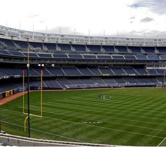 Yankee Stadium Football Field Conversion By Shawmut Design