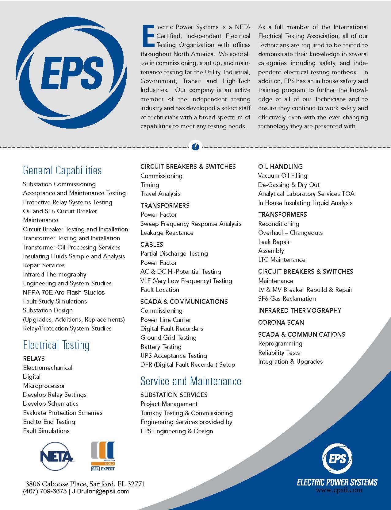 Electric Power Systems Sanford, Florida ProView