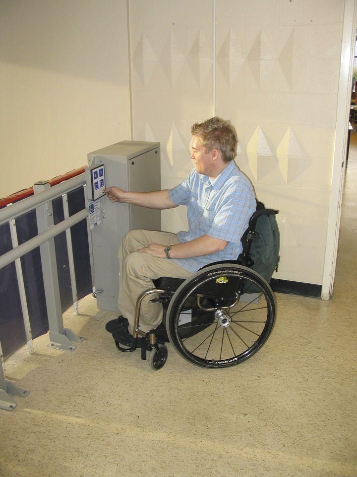 Turning Inclined Platform Wheelchair Lifts