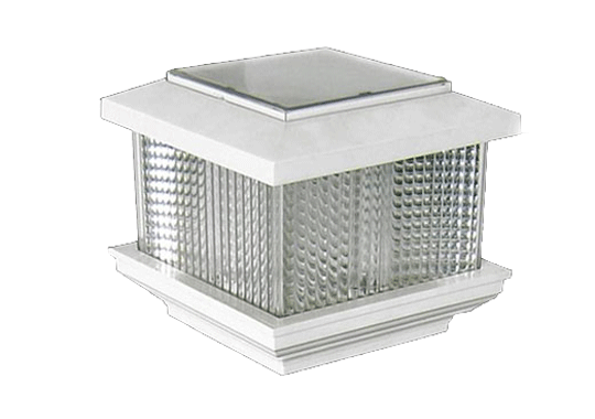 Solar Cap for Vinyl Fence