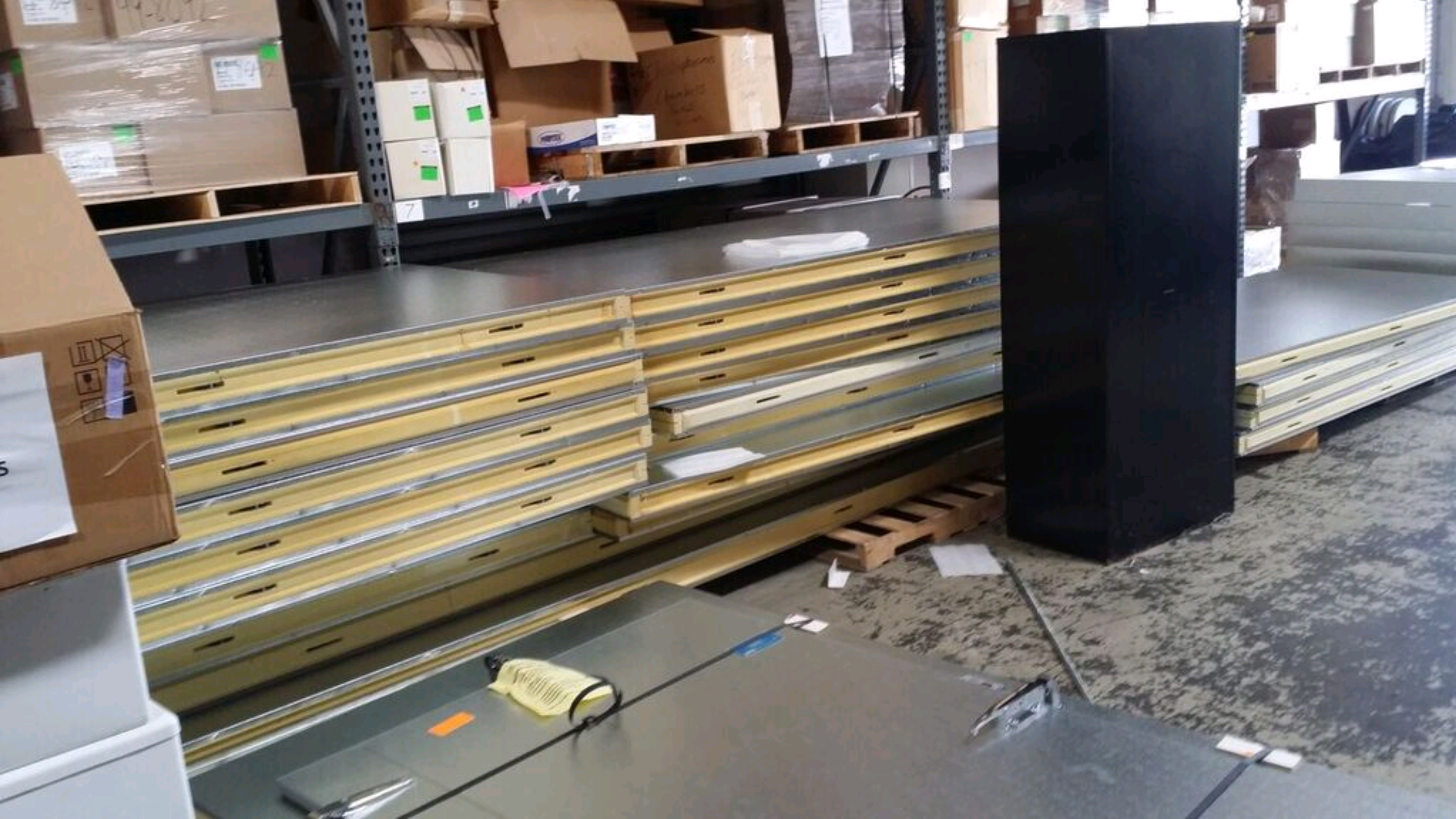 New Box Panels waiting for Install