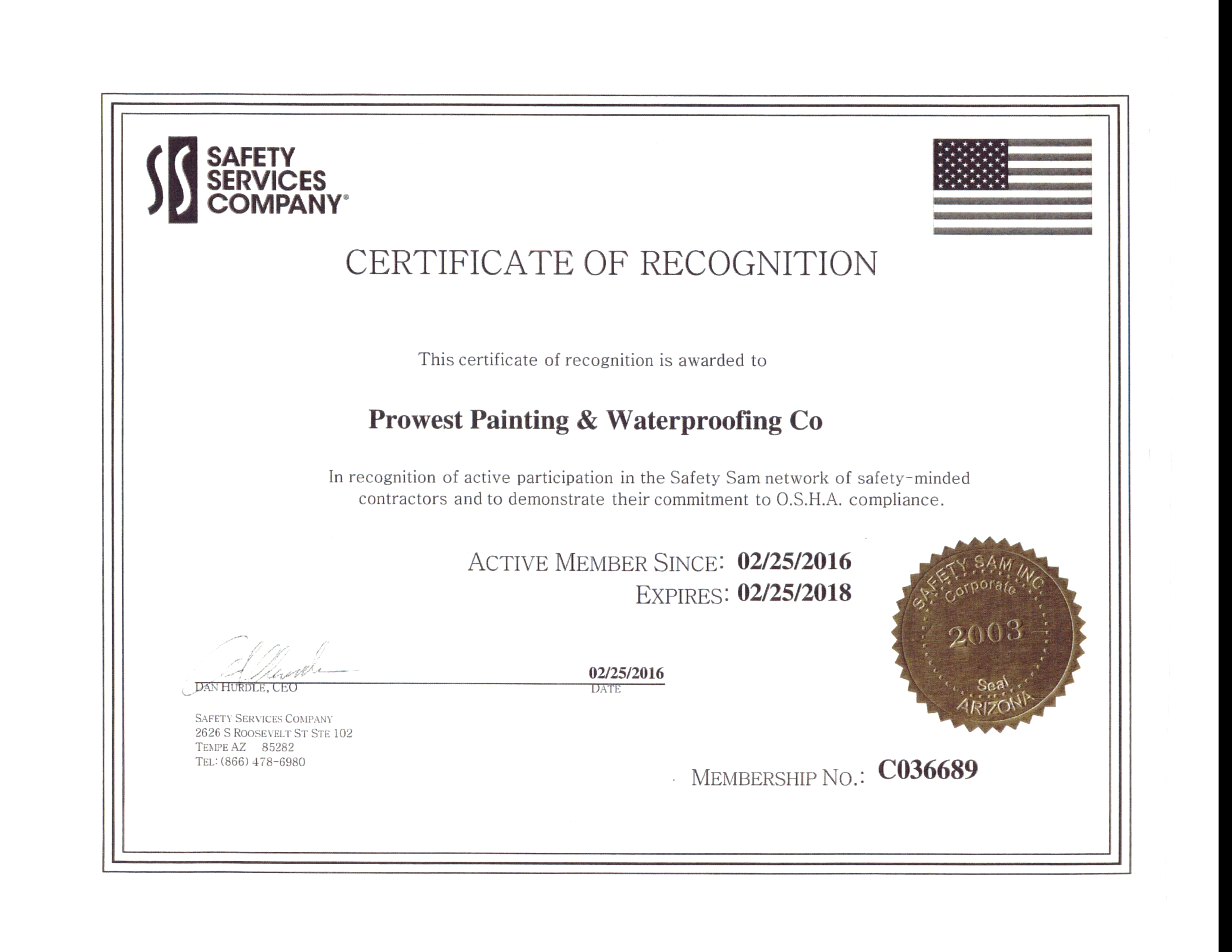 Prowest Building Services Inc Licenses Insurance Bonding Certifications Proview