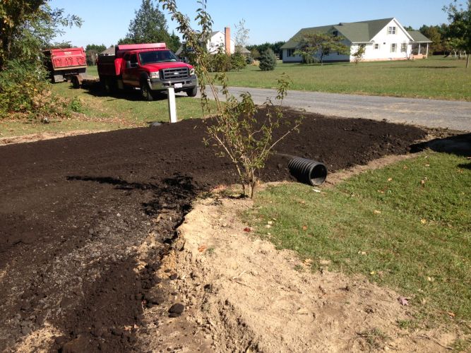 Driveway with Blacktop Millings by in , ProView