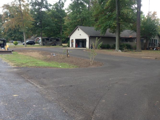 Driveway with Blacktop Millings by in , ProView