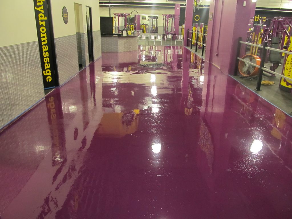 Gym discount floor epoxy