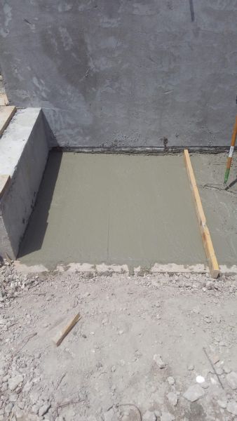 Concrete Work for insurance claim. 