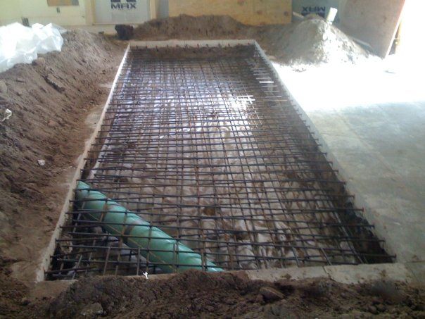 Structural and concrete work.