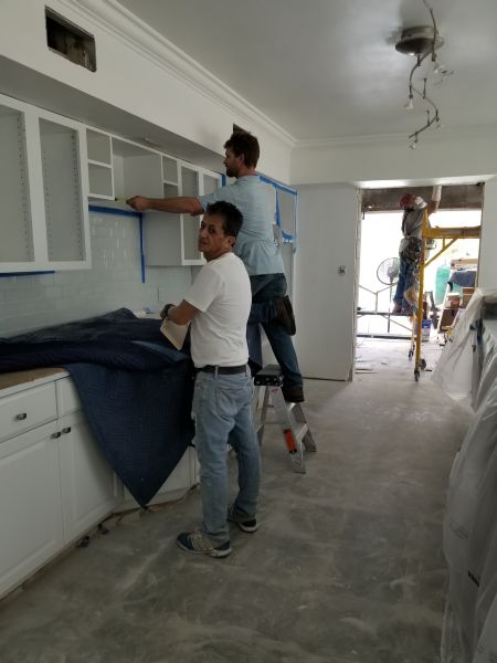 Building a custom hood box for the client. 