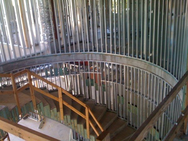 Spiral and Glass staircases