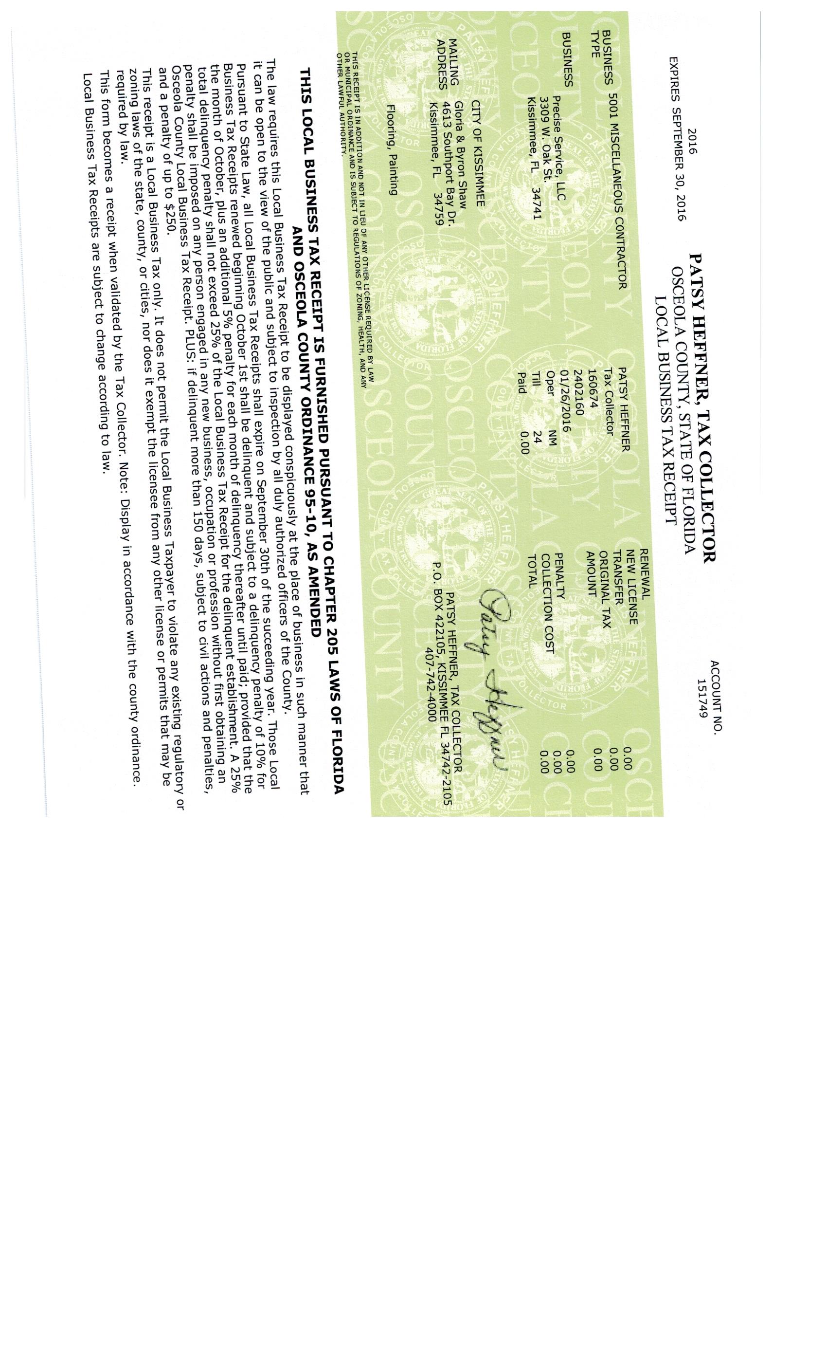 Precise Carpet & Tile Cleaning Kissimmee, Florida ProView