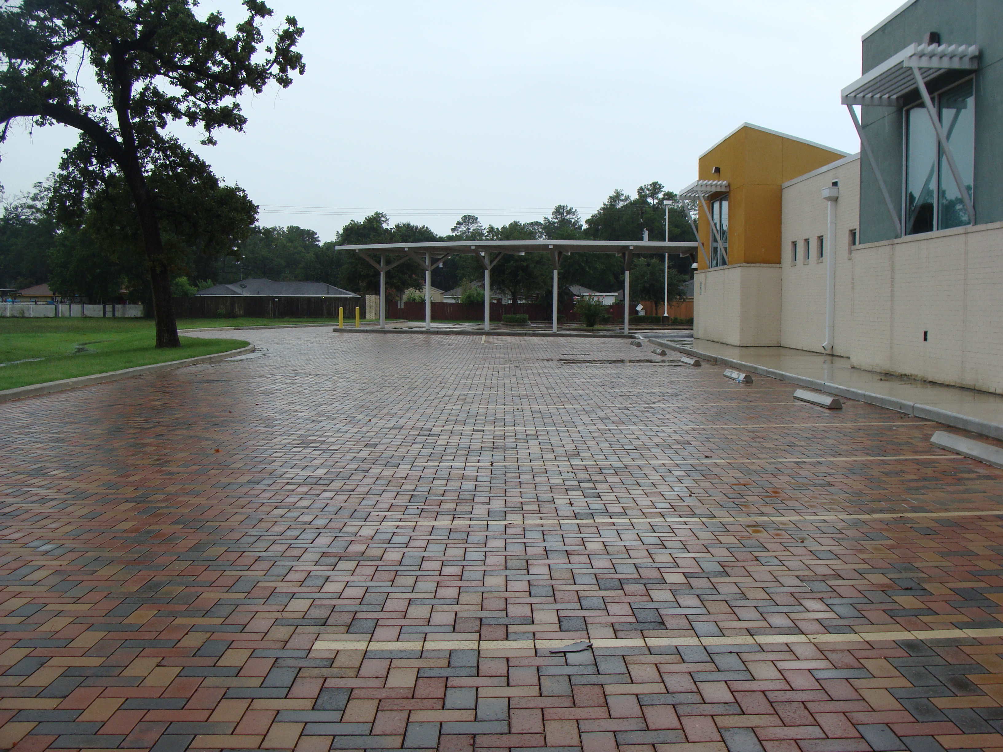 Permeable Pavers - Tiger Trail Elem. School, Spring Branch 