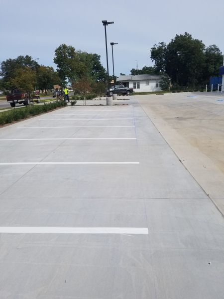 Parking Lot Striping - Roys Wash N' Dry