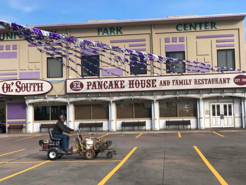Parking Lot Striping - Ol' South Pancake House
