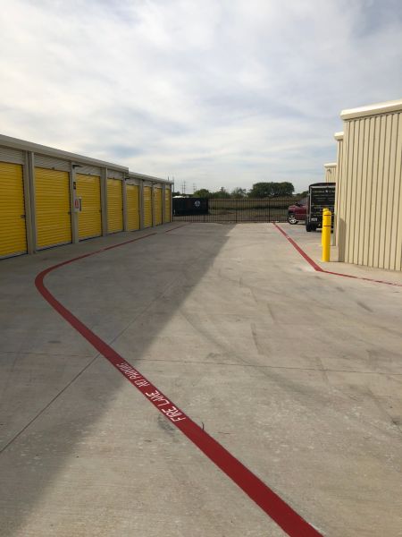 Parking Lot Striping - Life Storage - Willow Springs Road