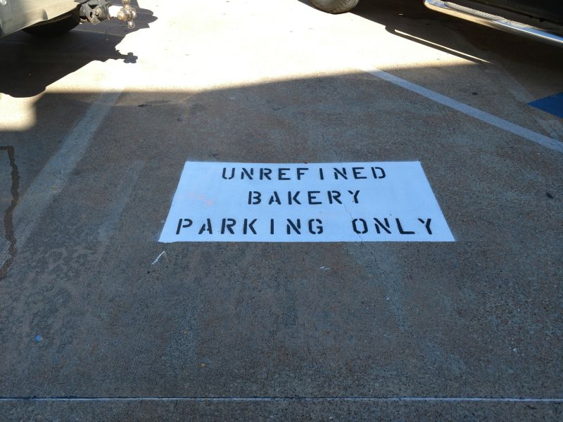 Parking Lot Striping - Unrefined Bakery
