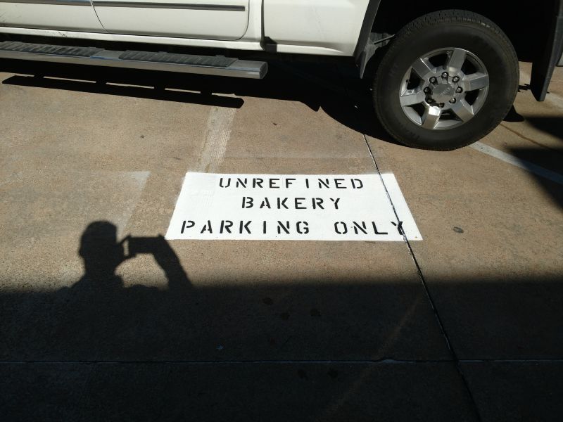 Parking Lot Striping - Unrefined Bakery