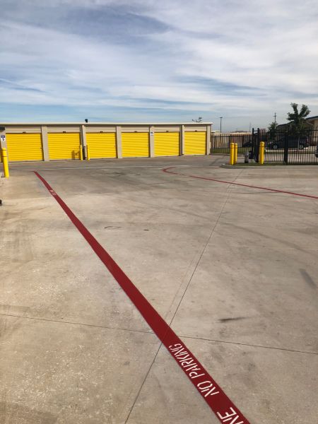 Parking Lot Striping - Life Storage - Willow Springs Road