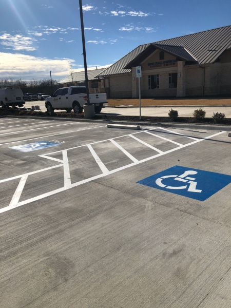 Parking Lot Striping - Firestone Golden Triangle